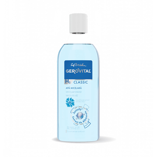 Gerovital H3 Classic - Micellar Water With Cornflower extract and Juvinity, 35+, 400 ml