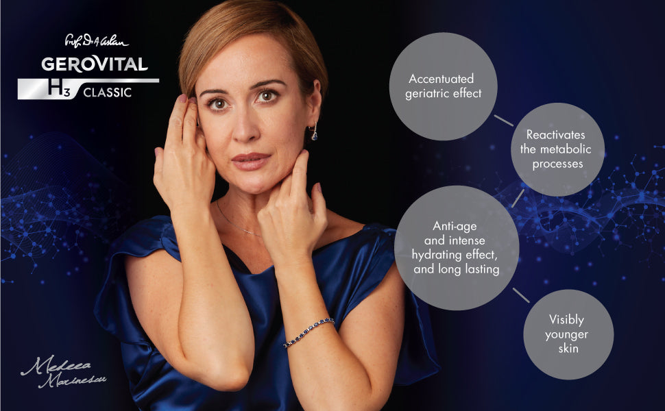 Gerovital H3 Classic - Cream for Mature, Dry, Wrinkled Skin, 55+, 50 ml