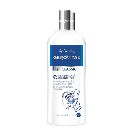 Gerovital H3 Classic - Moisturizing Cleanser 2 In 1, 30+, 200 ml