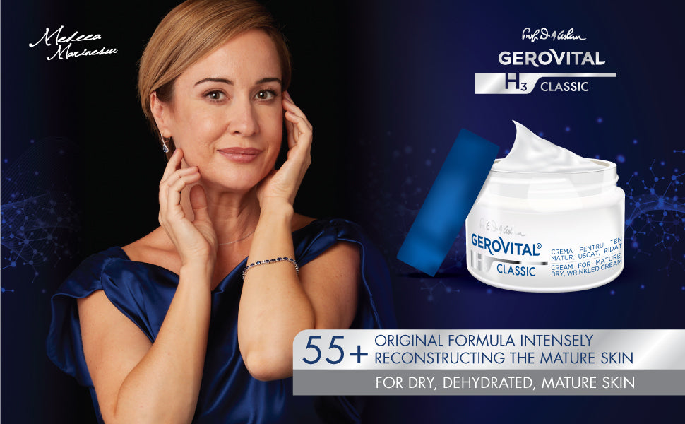 Gerovital H3 Classic - Cream for Mature, Dry, Wrinkled Skin, 55+, 50 ml