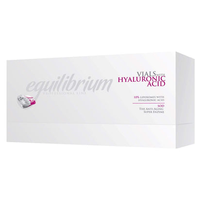 Hyaluronic Acid Pure Liposomal, Superoxide Dismutase SOD, Anti-Aging Effect, Professional Line for Beauty Salons, 20 Ampoules x 2 mililiters, GEROVITAL H3 EQUILIBRIUM