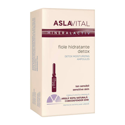 NEW! ASLAVITAL MINERALACTIV DETOX MOISTURIZING AMPULES