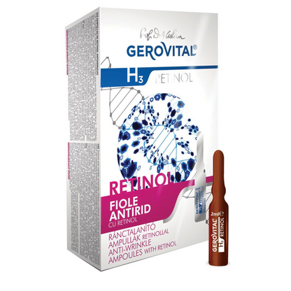 Gerovital H3 Retinol - Anti-Wrinkle Ampoules with Retinol, 25+, 10x2 ml