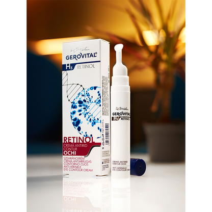 Gerovital H3 Retinol - Anti-Wrinkle Eye Contour Cream, 30+, 15 ml