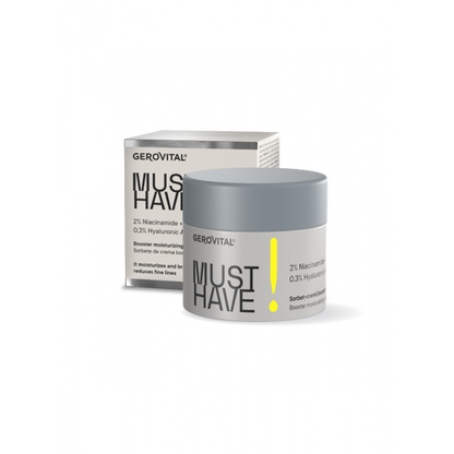 Gerovital Must Have - Booster Moisturizing Sorbet-Cream with 2% Niacinamide, 20+, 50 ml