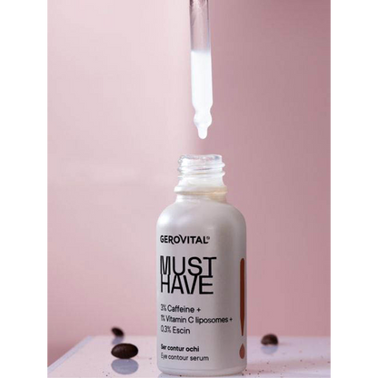 Gerovital Must Have - Eye Contour Serum with 3% Caffeine, 20+, 30 ml