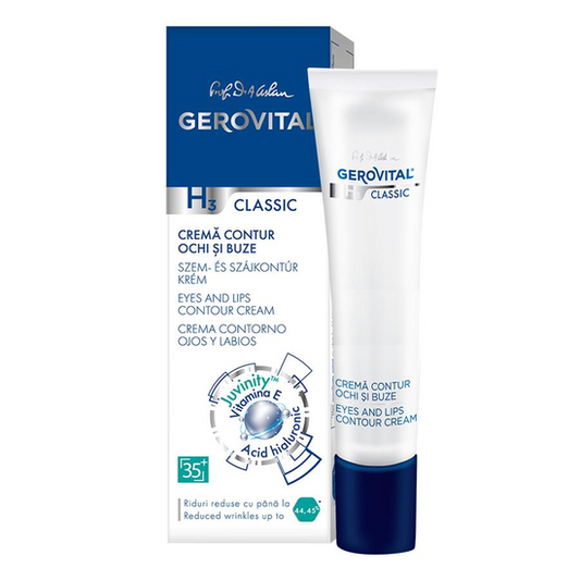 Gerovital H3 Classic - Eyes And Lips Contour Cream, 35+, 15 ml