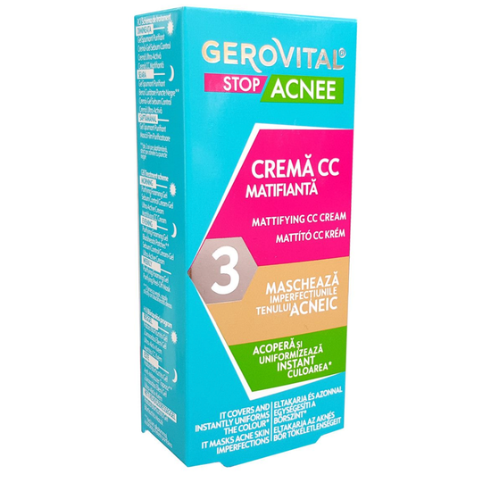 Gerovital Stop Acne - Mattifying CC Cream, 16+, 30 ml