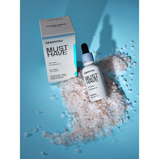 Gerovital Must Have - Peeling Serum with 10% AHA, 20+, 30 ml