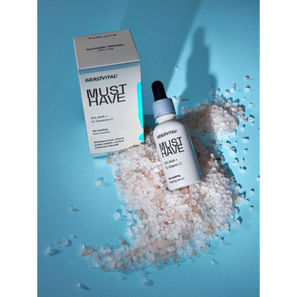 Gerovital Must Have - Peeling Serum with 10% AHA, 20+, 30 ml