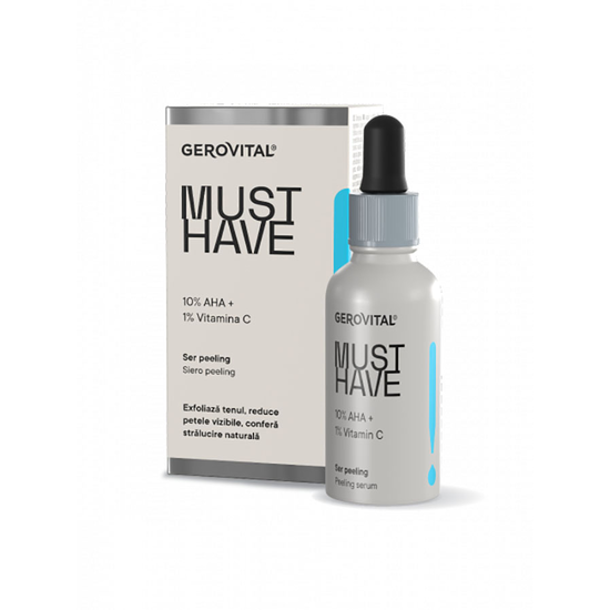 Gerovital Must Have - Peeling Serum with 10% AHA, 20+, 30 ml