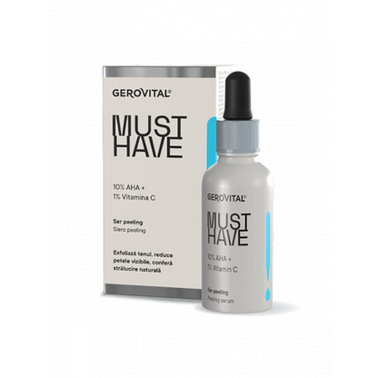 Gerovital Must Have - Peeling Serum with 10% AHA, 20+, 30 ml