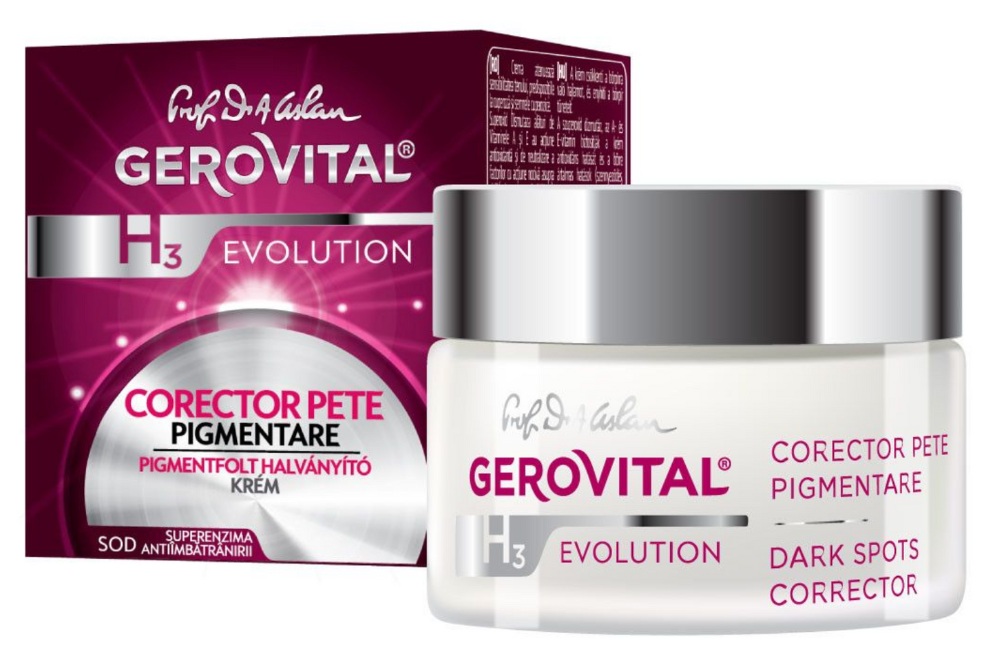 Gerovital H3 Evolution - Whitening Cream Dark Spots Corrector, 30+, 50 ml