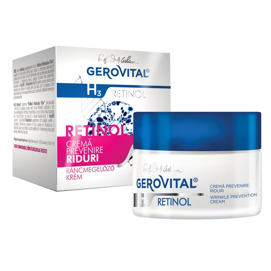 Gerovital H3 Retinol - Wrinkle Prevention Cream, 30+, 50 ml