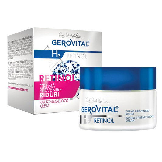 Gerovital H3 Retinol - Wrinkle Prevention Cream, 30+, 50 ml